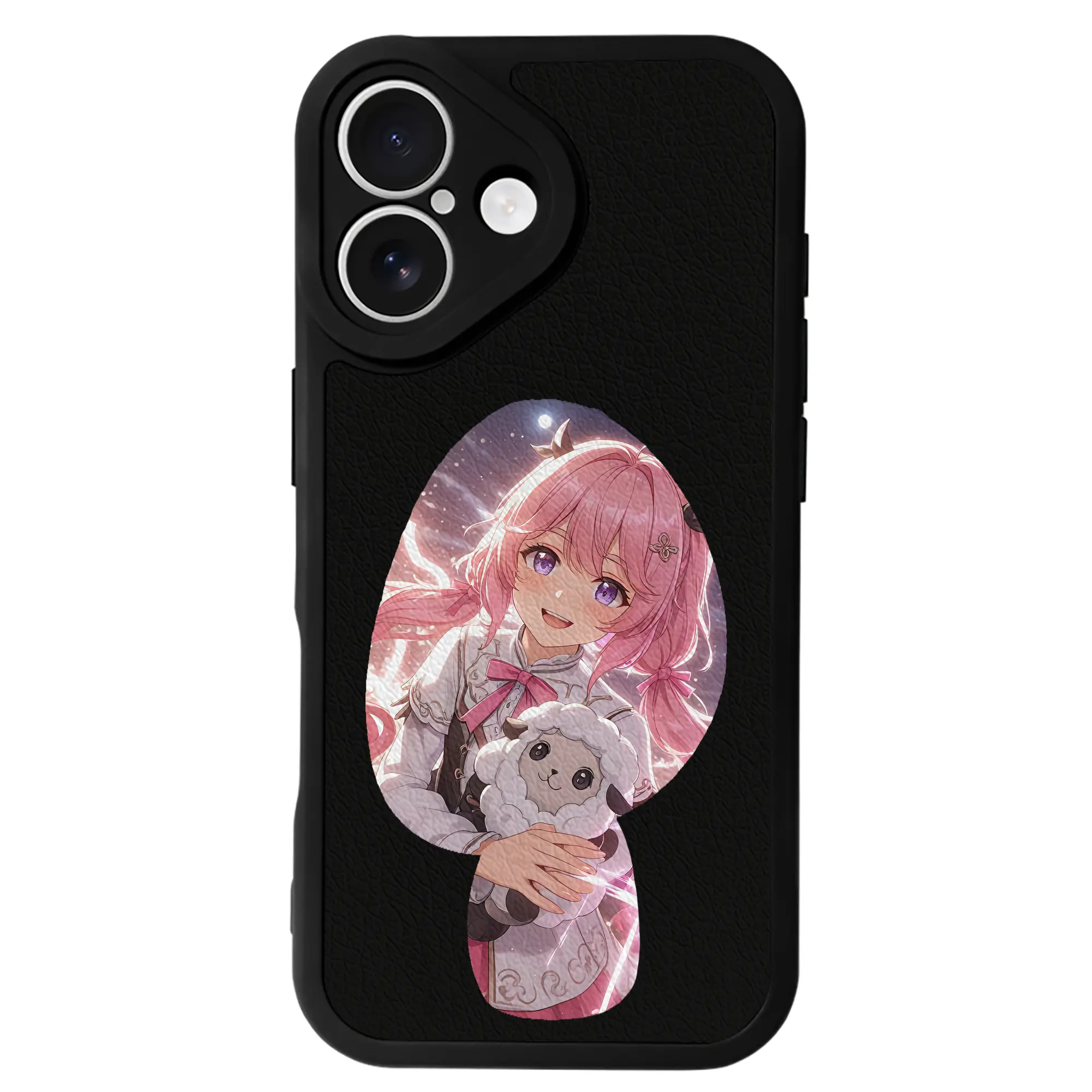 鳴潮 グッズ アンコ - IPhone 16シリーズ対応 ・ シリコンスマホケース ・ レザー調 ・ 高精度フィット ・ 耐衝撃 ・ ワイヤレス充電対応 ・ 精密カット